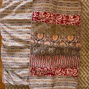 Rustic earthy hippie boho Patterned Pillow shams king